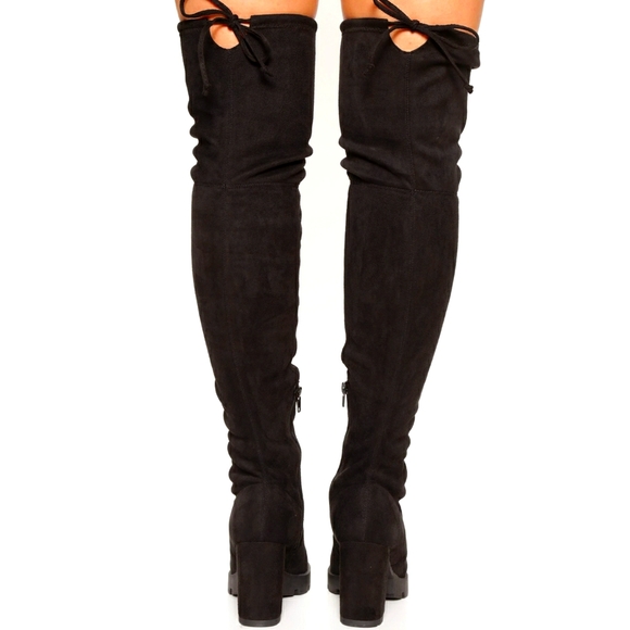 Just In NY Platform Thigh High Boot  Over knee - Picture 4 of 8